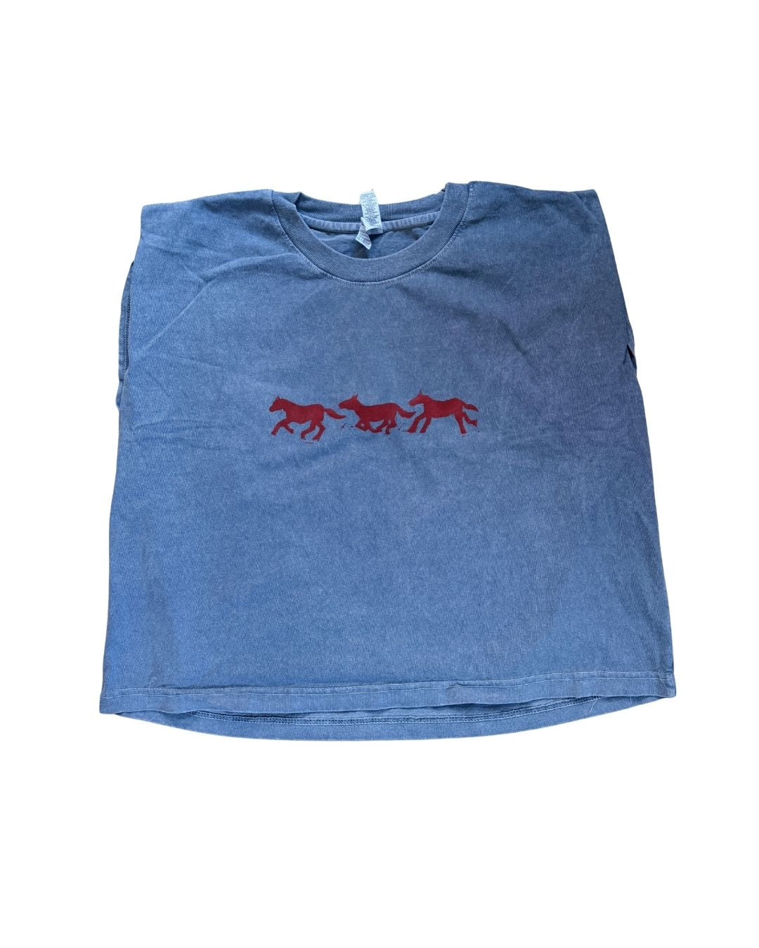 Running Horses Muscle-Tee