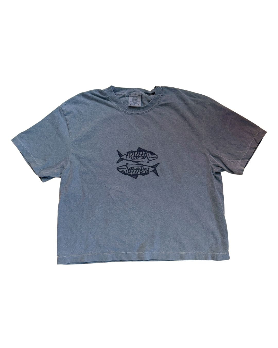 Women's Cropped Fish T-Shirt