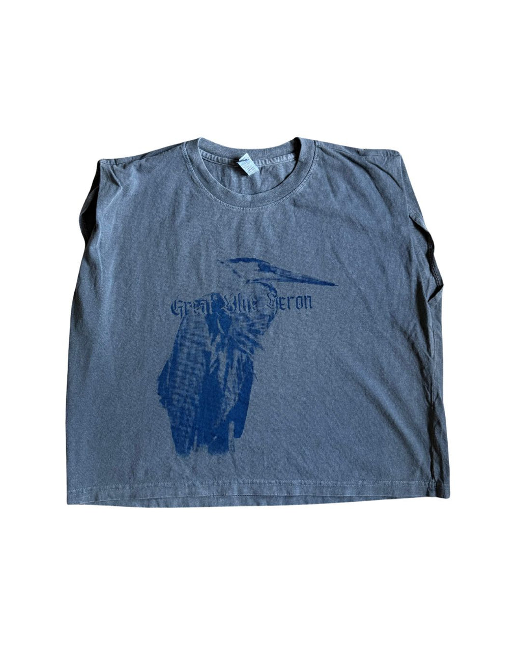 Great Blue Heron Muscle-Tee