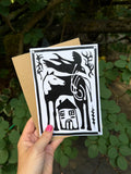 Horse House Card