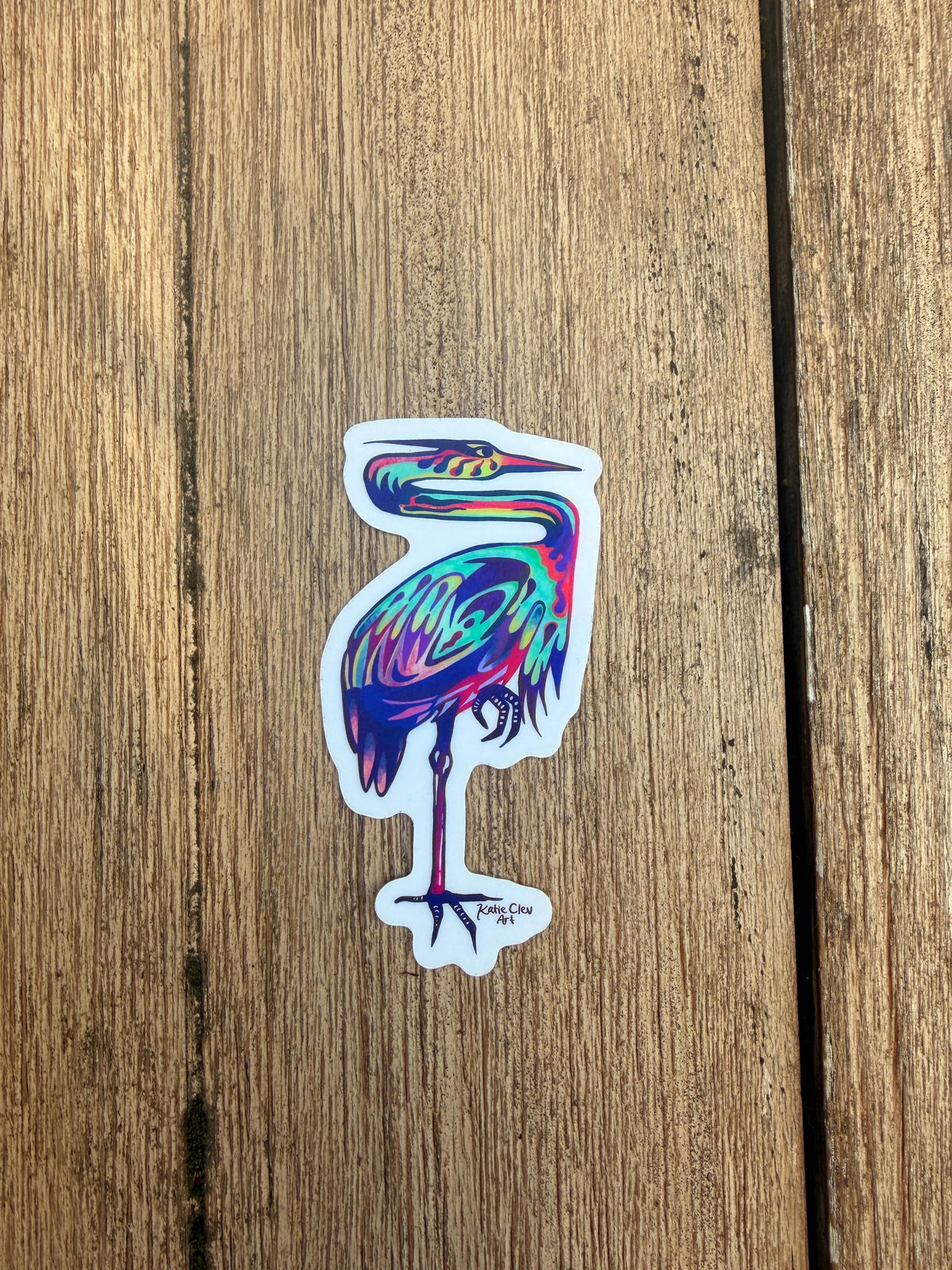 Heron Sticker