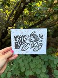 Yay Bikes Print 5x7"