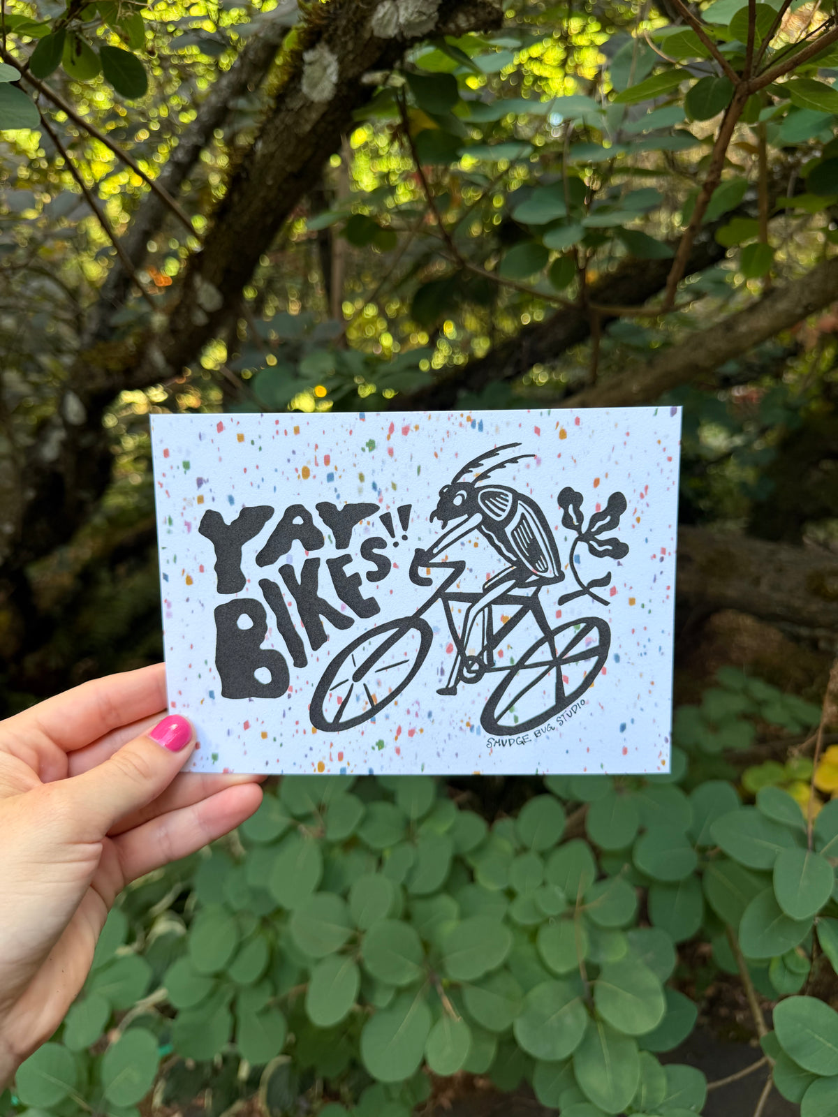 Yay Bikes Print 5x7"