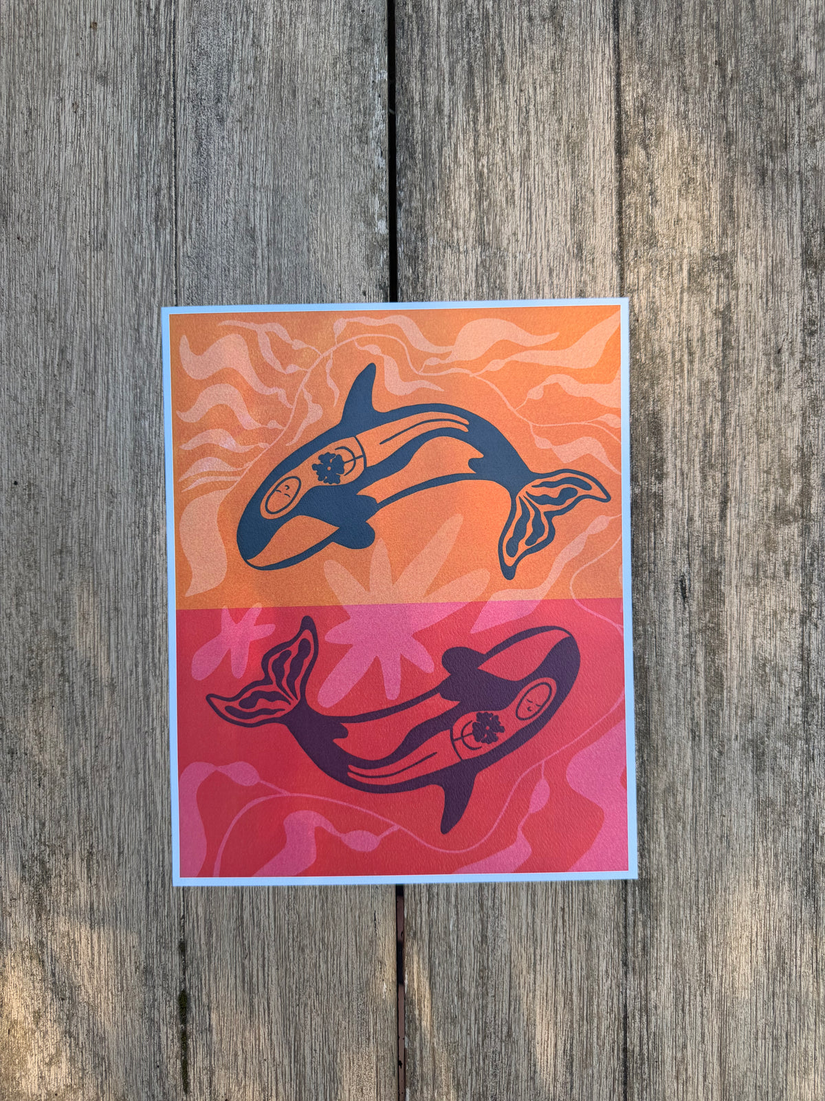 Whale Print 8x10