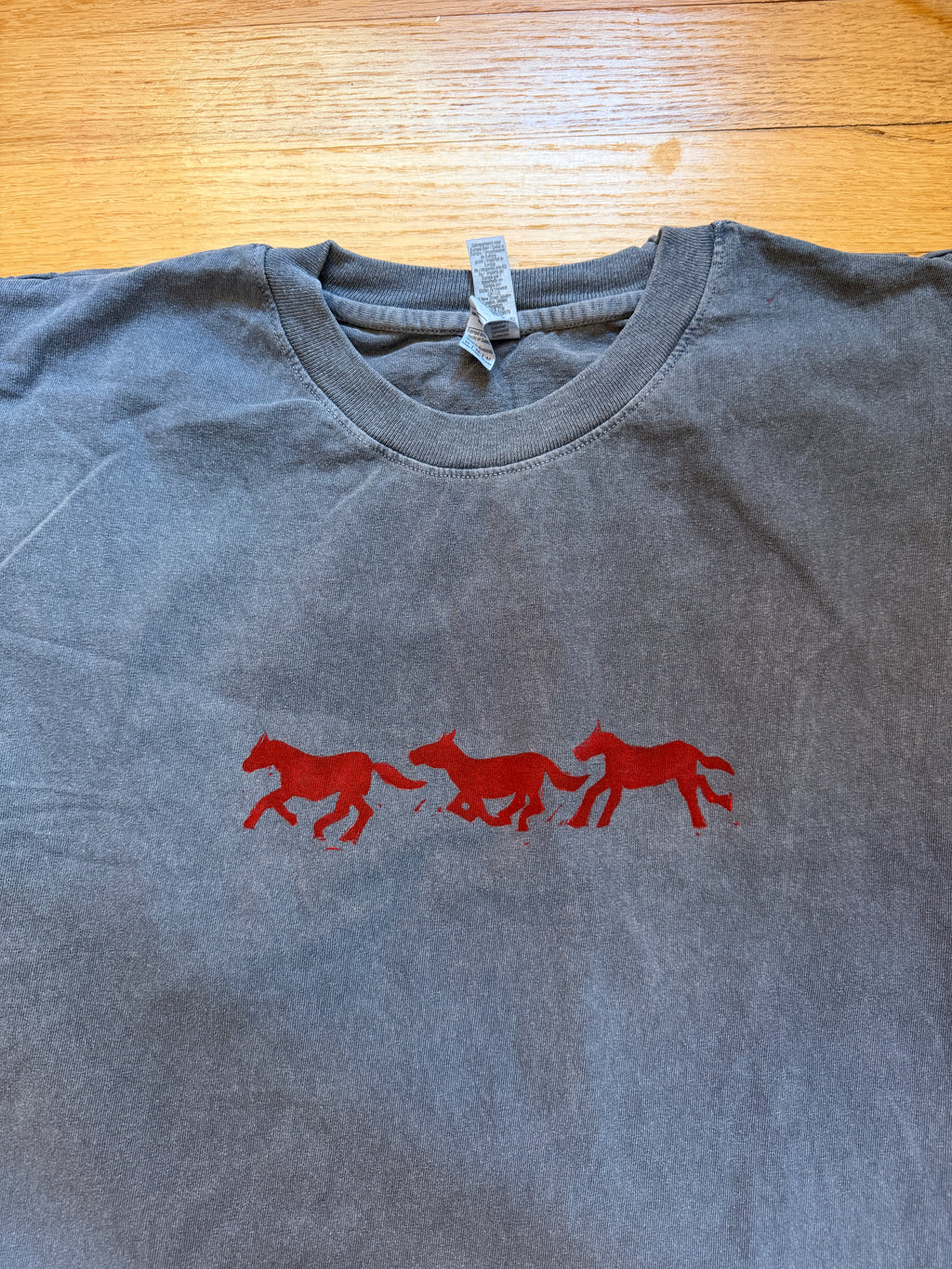 Running Horses Muscle-Tee